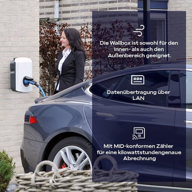 Produktbild Halfen Alfen Eve Single S-line (Typ 2, 11 kW, Fest verdrahtet)