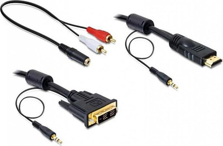 Delock HDMI (Typ A) — DVI (2 m, DVI, HDMI)