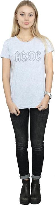 Immagine prodotto AC/DC Maglietta in cotone con logo Outline nero Donna/Ladies (M)