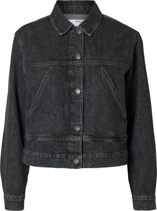 Image du produit Selected Femme Veste en jean noir délavé (36)