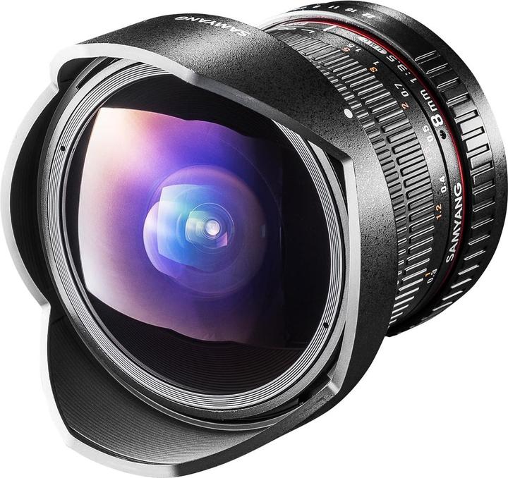 Image du produit Samyang 8mm f/3.5 Asph IF MC Fisheye CSII DH, Canon EF (Canon EF-S, APS-C / DX)