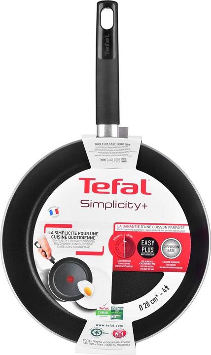 Actual product image Tefal Patelnia Simplicity 28cm B5820602 (28 cm, Frying pan, Ceramic)