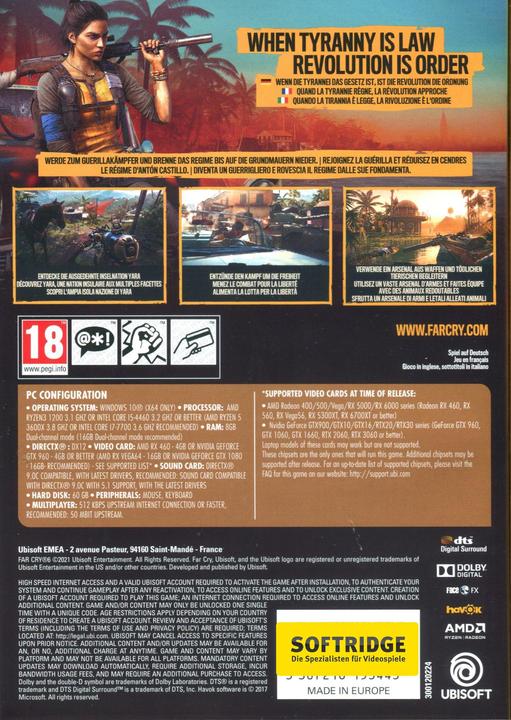 Image du produit Ubisoft Far Cry 6 (PC, Multilingue)