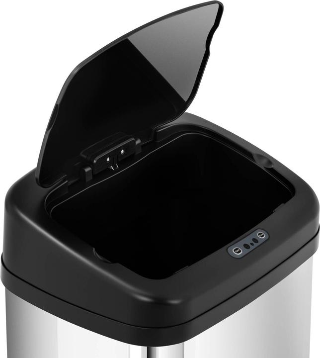 Actual product image Fromm & Starck Mülleimer mit Sensor automatischer Abfalleimer Edelstahl Müllbeutel eckig 40 L (40 l)