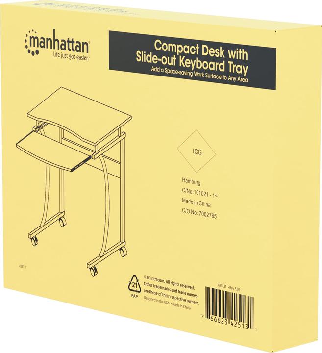 Image du produit Manhattan Bureau compact (60 x 48 x 73 cm)