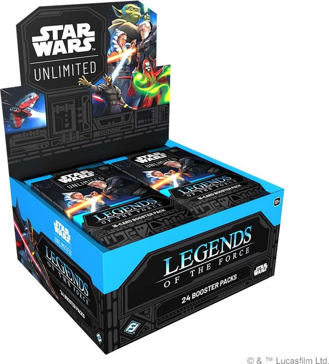 FFG Star Wars: Unlimited - Legends of the Force - Booster Display -E- (Inglese, Display del booster)