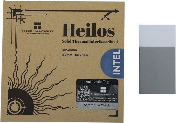 Actual product image Thermalright Helios Intel Thermal pad (0.20 mm, 8.50 W/m K)