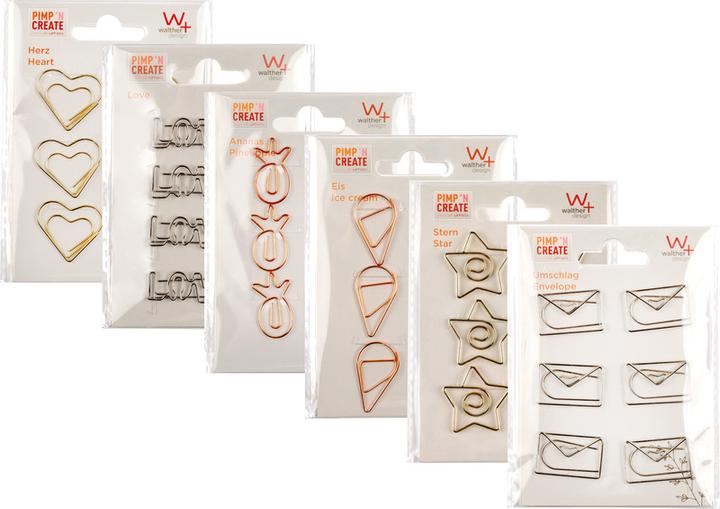 Actual product image Walther Design Paper clips Pimp 'N Create (6 x)
