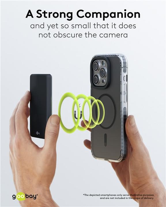 Produktbild Goobay Magnetische Wireless Powerbank 5.000 mAh (5000 mAh, 15 W)