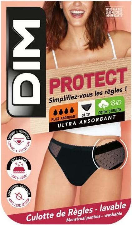 Immagine prodotto DIM Slip Lace Strong Nero con dettaglio in rete (S)