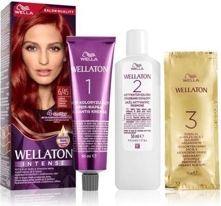 Immagine prodotto Wella Wellaton Colore Permanente Intenso per Capelli con Olio di Argan 6/45 Red Passion - 1 pezzo (6, 45 Passione rossa)