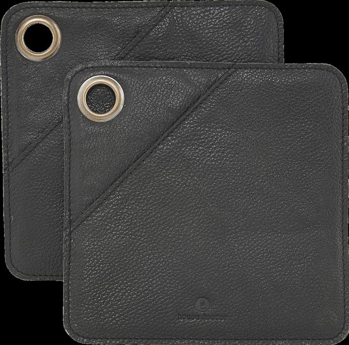 Produktbild House Doctor Topflappen, Square, Schwarz (Büffelleder)