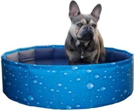 Actual product image Kerbl Dog pool Bubble, paddling pool for dogs, robust scratch-resistant Foldable, 2 gr. (Dog pool)