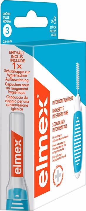 Image du produit Elmex Bleu, taille 3 (8 x, 3 mm)