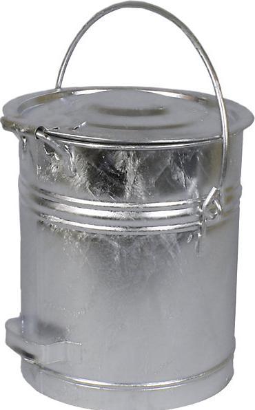 Produktbild kaiserkraft Stahlblech-Mülleimer, zylindrisch (20 l)