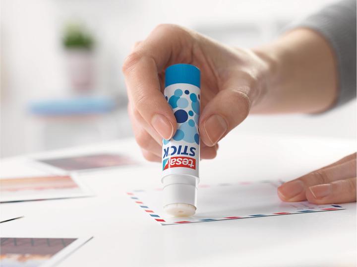 Actual product image tesa Stick glue stick ecoLogo blue