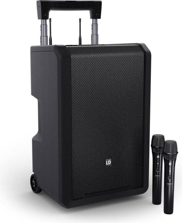 Immagine prodotto LD Systems ANNY® 10 HHD 2 B5 - Altoparlante PA Bluetooth® mobile da 10" con batteria ricaricabile, mixer e 2x (1x 80 W)