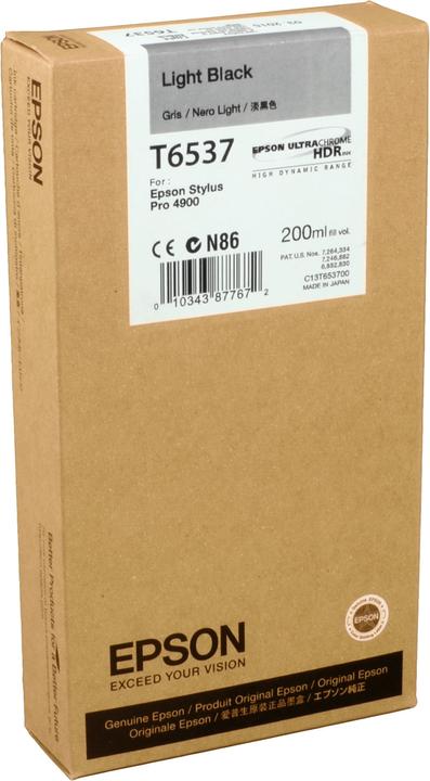 Actual product image Epson T6537 (LBC)