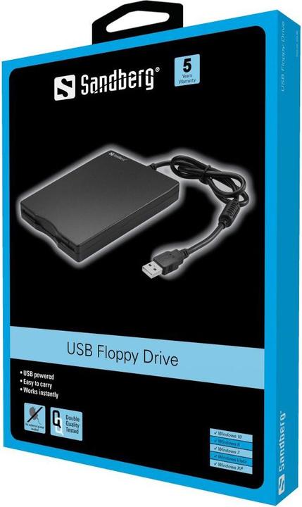 Produktbild Sandberg USB Floppy Mini Reader (Floppy Disk Laufwerk)