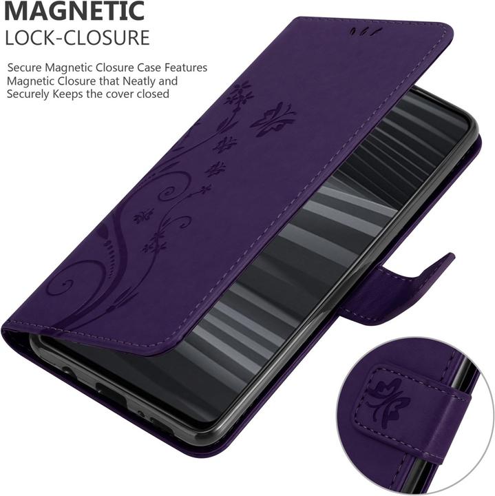 Produktbild Cadorabo Flower Book Hülle für Realme GT 2 / GT Neo 2 (Realme GT Neo 2, Realme GT 2)