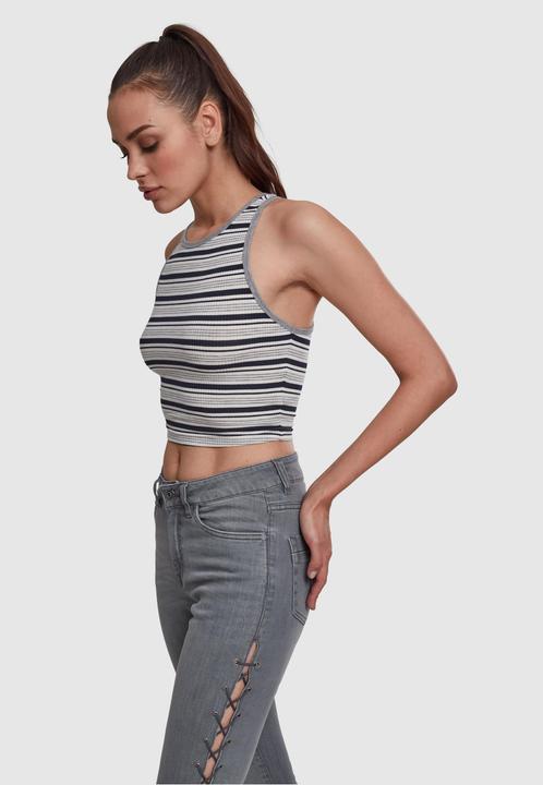 Immagine prodotto Urban Classics Top a strisce a coste per donna (XL)