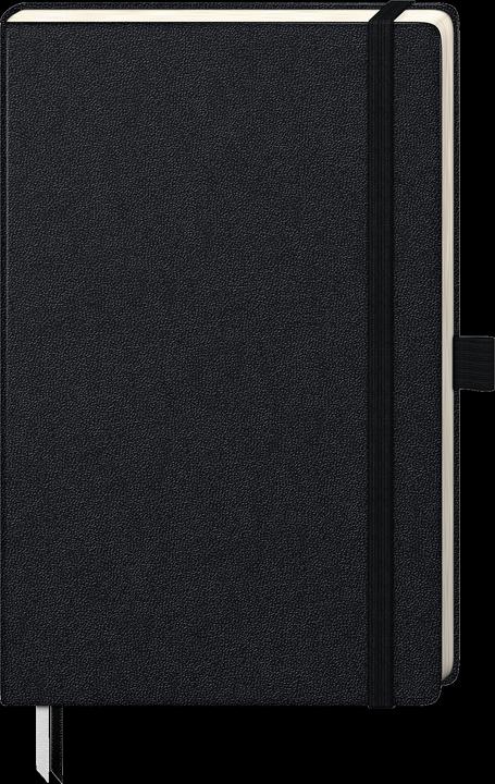 Image du produit Carnet de notes KOMPAGNON env. DIN A5 vierge, noir couverture rigide 192, dont 16 à détacher Sei (A5, Blanc, Couverture rigide)