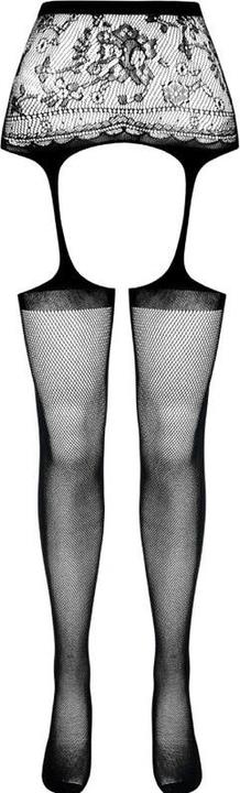 Actual product image Passion S028 Medias Con Liguero Negro Talla Unica (One size, Single pack)