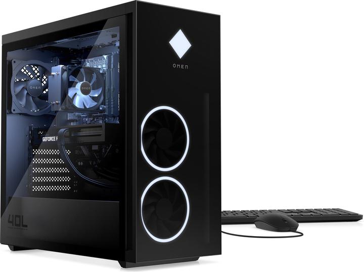 Image du produit HP OMEN Desktop Gaming PC GT21-1107ng - AMD Ryzen™ 7 7700, 32GB RAM, RTX 4070, 1000GB SSD + 1TB HDD, Wi (AMD A10-7700K, 32 Go, 1000 Go, GeForce RTX 4070)