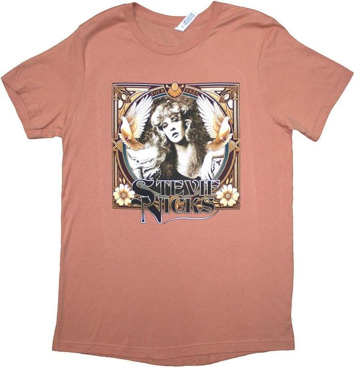 Actual product image Stevie Nicks Womens/Ladies Tour '24 Retro Photo Back Print T-Shirt (XL)