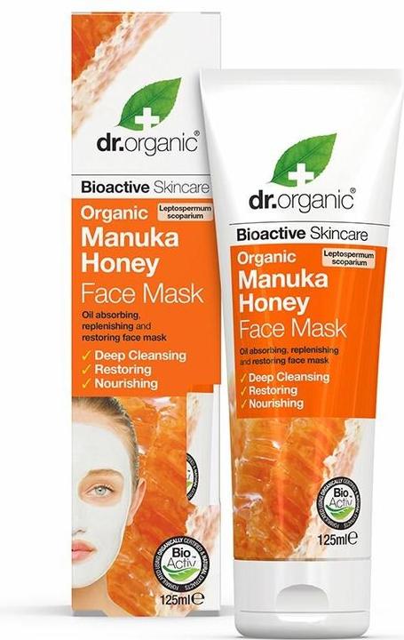 Actual product image Dr. Organic Manuka Honey Face Mask Nourishing for Dry Skin 125ml (125 ml)
