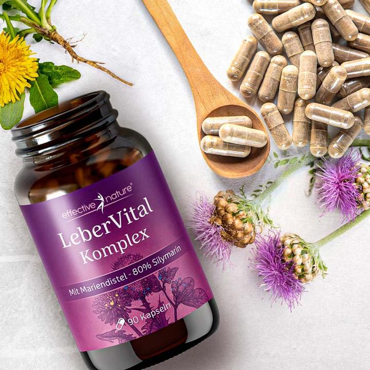 Actual product image Effective Nature LeberVital mit Artischocke (90 Piece, Capsules)