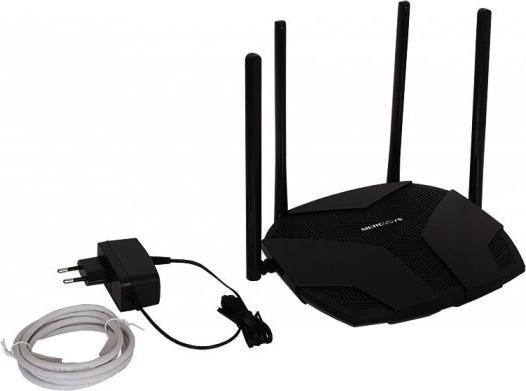 Produktbild Mercusys ROUTER WIFI 6 AX1800 DB 1201MBPS + 574 MBPS 3P LAN 1P WAN 4 ANTENNE