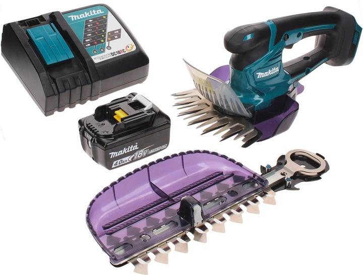 Produktbild Makita DUM 604 RM1X Akku Grasschere 18 V mit Gras- und Strauchscherblatt + 1x Akku 4,0 Ah + (Akkubetrieb)