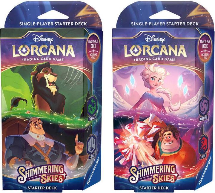 Produktbild Disney Lorcana TCG: Shimmering Skies - Starter Deck (Englisch, Deck)