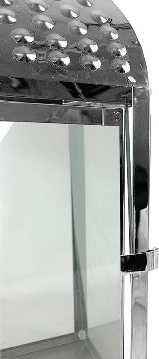 Produktbild Mojawo 2er Luxus Laternen Set Edelstahl Silber (2 x)