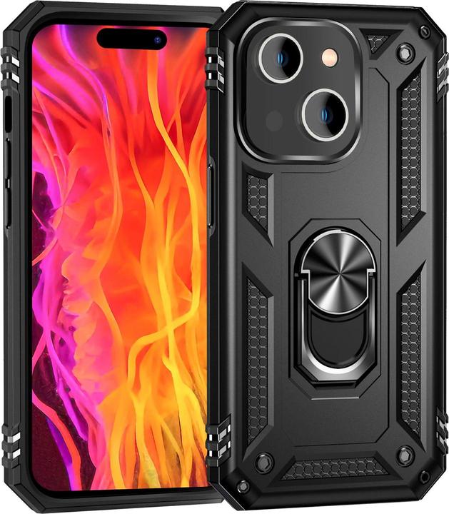 Immagine prodotto Nalia Coperchio ad anello antiurto in stile militare (Apple iPhone 15 Plus)