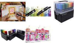 Actual product image Tombow Double-fibre pens (Multicoloured, 107 x)