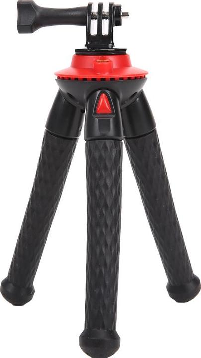 Produktbild Fotopro UFO Mini schwarz/rot Stativ mit Telefon & GoPro Halterung