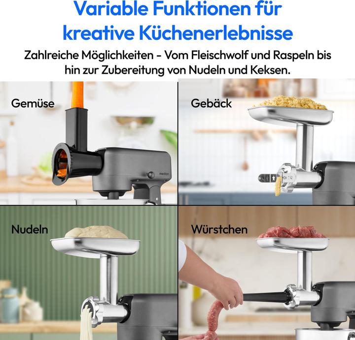 Image du produit Medion LIFE Robot de cuisine numérique MD12600 (800 W)