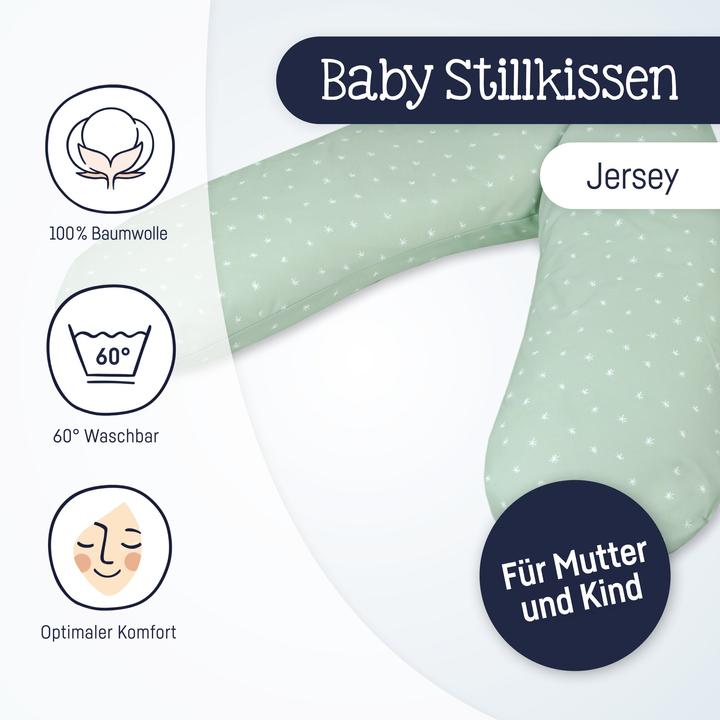 Actual product image Julius Zöllner Jersey nursing pillow (76 cm)