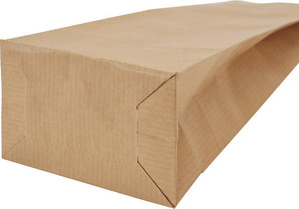 Actual product image kaiserkraft Box bottom bag, made of kraft paper, parchment substitute, LxW 175 x 55 mm, pack (1000 Piece)