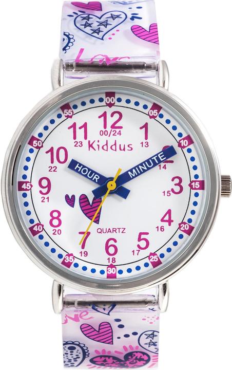 Immagine prodotto Kiddus Cuori di insegnanti del tempo (inglese) (Orologio da polso analogico, 33 mm)