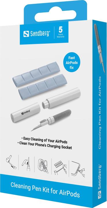 Image du produit Sandberg Kit de stylo de nettoyage (AirPods)