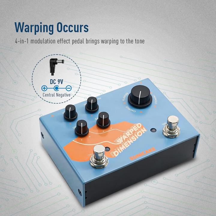 Actual product image Sonicake Modulations-Gitarreneffektpedal - Digital Warped Dimension (Electric guitar)