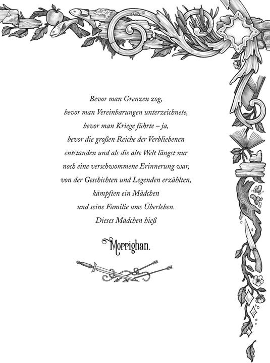 Nutritional values and ingredients Pearson:Morrighan. Wie alles begann (German, Mary E. Pearson, 2024)