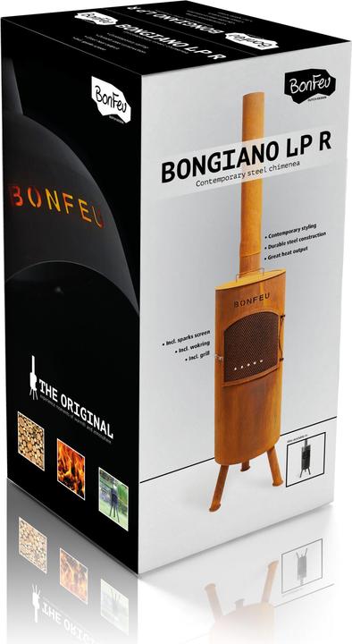 Actual product image Bonfeu BonGiano LP garden fireplace grate