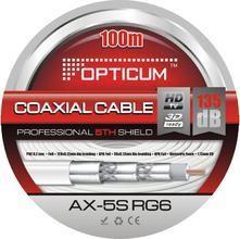 Actual product image Opticum Coaxial cable AX-4S RG6 (120 dB, Mini reel)