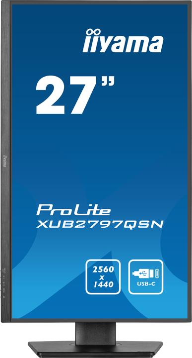 Produktbild iiyama 27" IPS WQHD 4ms HDMI USBC (2560 x 1440 Pixel, 27")