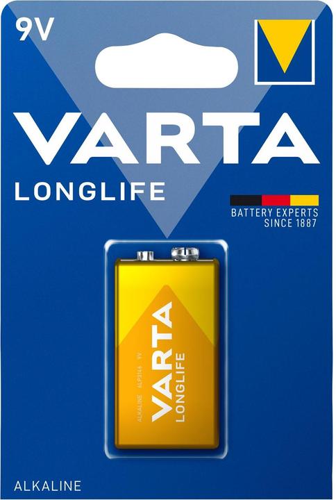 Varta Longlife (1 pcs, 9V Block, 565 mAh)