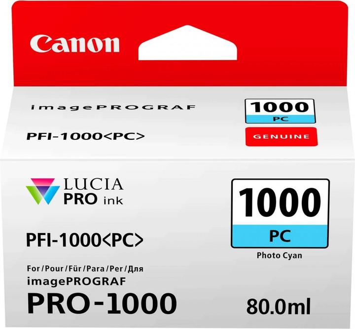 Energy Label Canon Pfi-1000pc (PC)